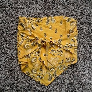 Hollister bandana print bandeau size M
